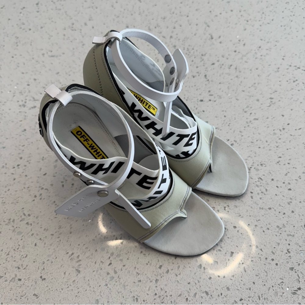 Off-White Women's White Heels - Picture 2 of 16